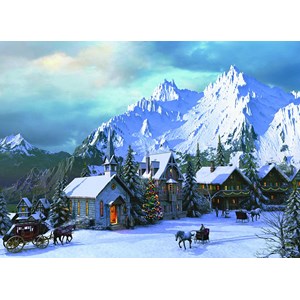 Eurographics (6000-0426) - Dominic Davison: "Weihnachten in den Rocky Mountains" - 1000 Teile Puzzle