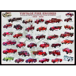 Eurographics (6000-0239) - "Alte Feuerwehrautos" - 1000 Teile Puzzle