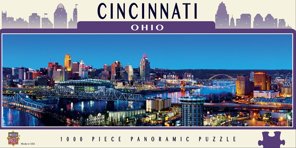 MasterPieces (71587) - James Blakeway: "Cincinnati" - 1000 Teile Puzzle