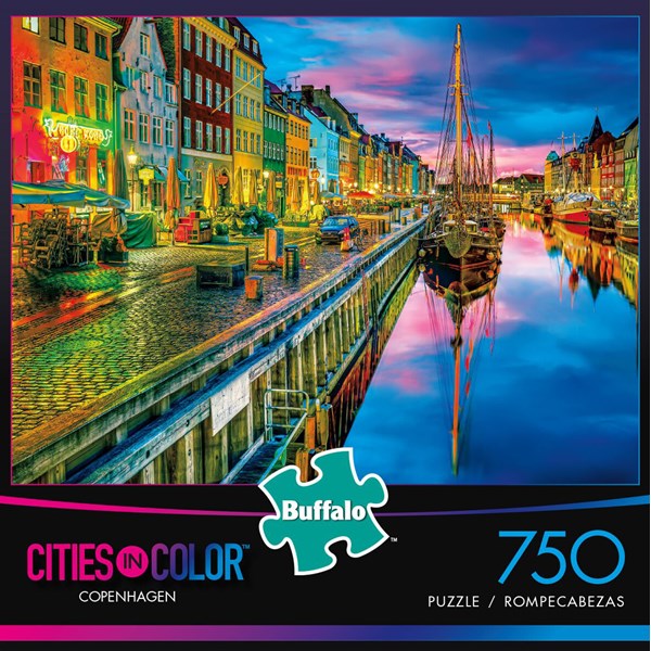 Buffalo Games (17114) - Aimee Stewart: "Copenhagen (Cities in Color)" - 750 Teile Puzzle