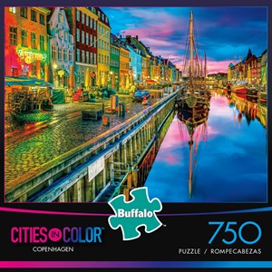 Buffalo Games (17114) - Aimee Stewart: "Copenhagen (Cities in Color)" - 750 Teile Puzzle