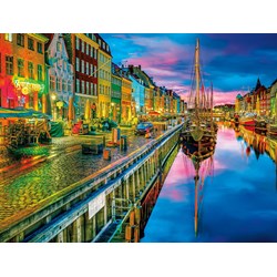 Buffalo Games (17114) - Aimee Stewart: "Copenhagen (Cities in Color)" - 750 Teile Puzzle