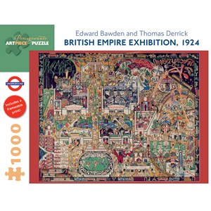 Pomegranate (AA730) - "British Empire Exhibition, 1924" - 1000 Teile Puzzle