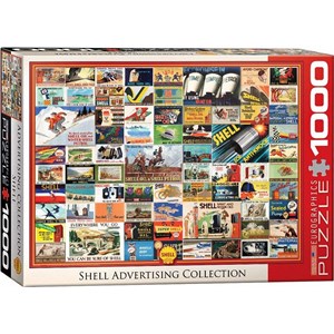 Eurographics (6000-0804) - "Shell Heritage Vintage Collection" - 1000 Teile Puzzle