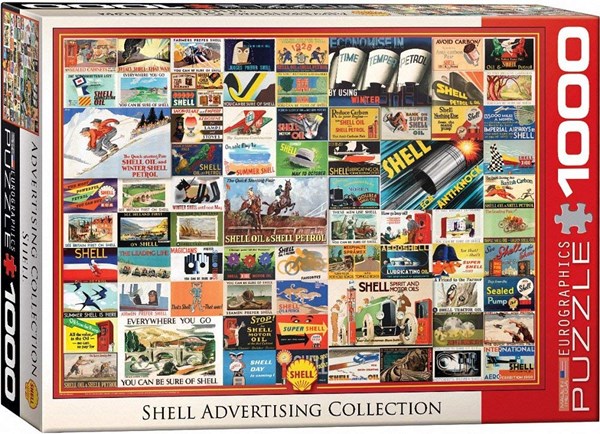 Eurographics (6000-0804) - "Shell Heritage Vintage Collection" - 1000 Teile Puzzle