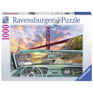 Ravensburger (19720) - Dominic Davison: "Golden Gate" - 1000 Teile Puzzle