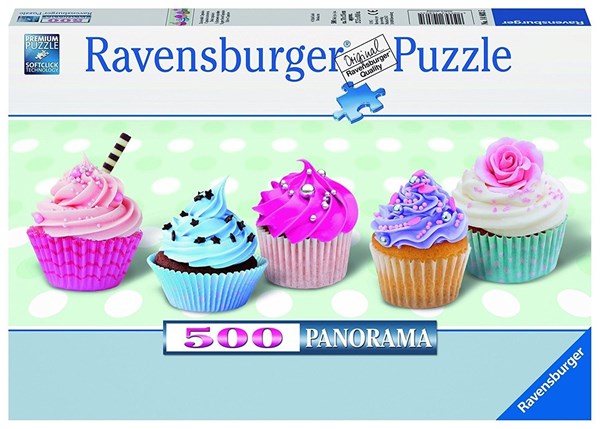 Ravensburger (14803) - "Sugary Sweet Cupcakes" - 500 Teile Puzzle