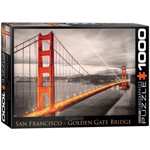 Eurographics (6000-0663) - "San Francisco Golden Gate Bridge" - 1000 Teile Puzzle