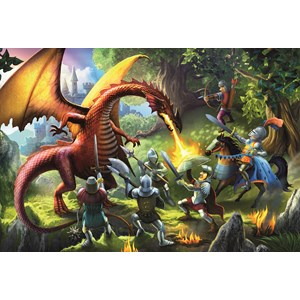 Trefl (16281) - "Meeting The Dragon" - 100 Teile Puzzle