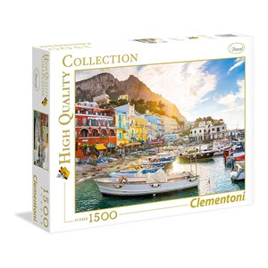 Clementoni (31678) - "Sonnenutergang in Capri" - 1500 Teile Puzzle