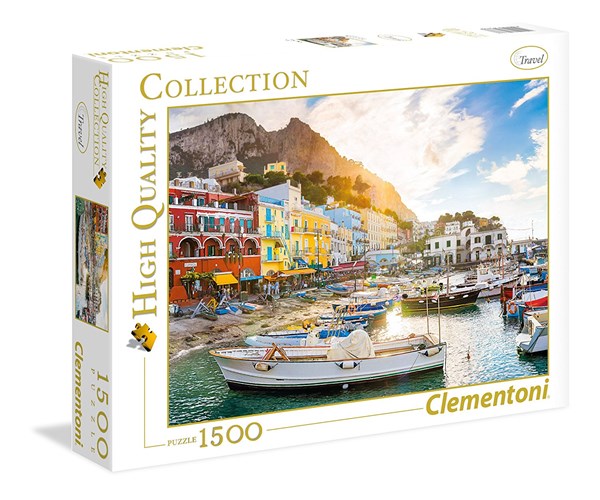 Clementoni (31678) - "Sonnenutergang in Capri" - 1500 Teile Puzzle