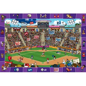 Eurographics (6100-0473) - "Baseball" - 100 Teile Puzzle