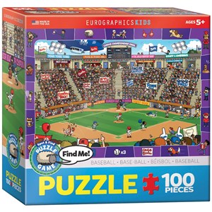 Eurographics (6100-0473) - "Baseball" - 100 Teile Puzzle