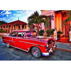 Trefl (103540) - "Chevrolet Bel Air Oldtimer, Cuba" - 1000 Teile Puzzle