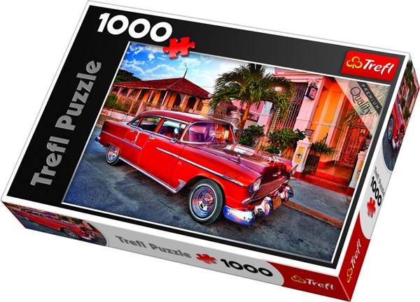 Trefl (103540) - "Chevrolet Bel Air Oldtimer, Cuba" - 1000 Teile Puzzle