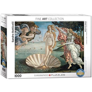 Eurographics (6000-5001) - Sandro Botticelli: "Die Geburt der Venus" - 1000 Teile Puzzle