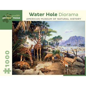 Pomegranate (AA939) - "Water Hole Diorama" - 1000 Teile Puzzle