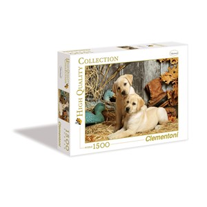 Clementoni (31976) - "Schmusende Hunde" - 1500 Teile Puzzle
