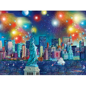 Buffalo Games (17111) - "Manhattan Celebration" - 750 Teile Puzzle