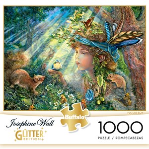 Buffalo Games (11727) - Josephine Wall: "Nature Boy (Glitter Edition)" - 1000 Teile Puzzle