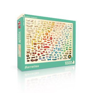 New York Puzzle Co (CO121) - "Haarspangen" - 1000 Teile Puzzle
