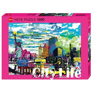 Heye (29681) - Kitty McCall: "I Love New York!" - 1000 Teile Puzzle