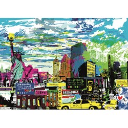 Heye (29681) - Kitty McCall: "I Love New York!" - 1000 Teile Puzzle