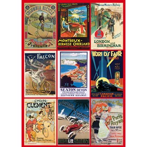 Piatnik (547546) - "Alte Transport Poster" - 1000 Teile Puzzle