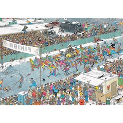 Jumbo (19035) - Jan van Haasteren: "Winterspaß" - 1000 Teile Puzzle