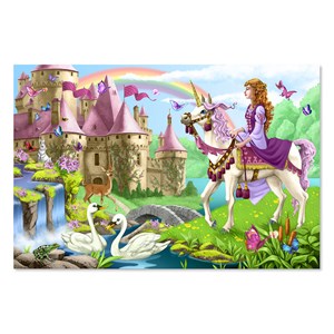 Melissa and Doug (4427) - "Fairy Tale Castle" - 48 Teile Puzzle