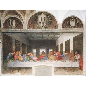 Clementoni (31447) - Leonardo Da Vinci: "Das Abendmahl" - 1000 Teile Puzzle