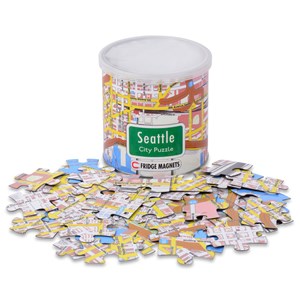Geo Toys (GEO 236) - "City Magnetic Puzzle Seattle" - 100 Teile Puzzle