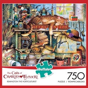 Buffalo Games (17078) - Charles Wysocki: "Remington the Horticulturist" - 750 Teile Puzzle