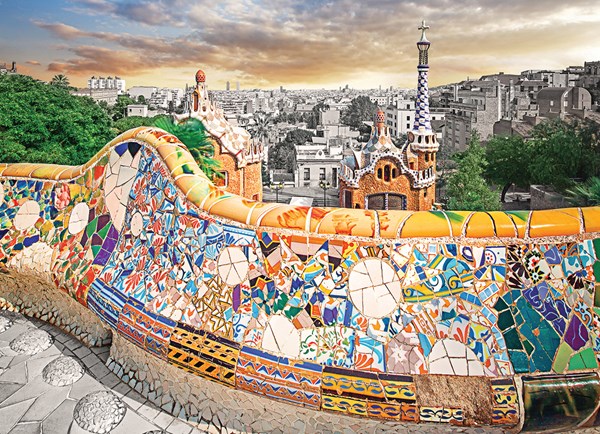 Eurographics (6000-0768) - "Barcelona, Park Guell" - 1000 Teile Puzzle