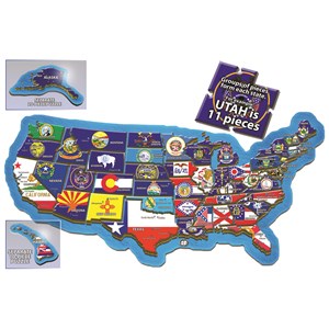 A Broader View (156) - "The USA Puzzle" - 500 Teile Puzzle