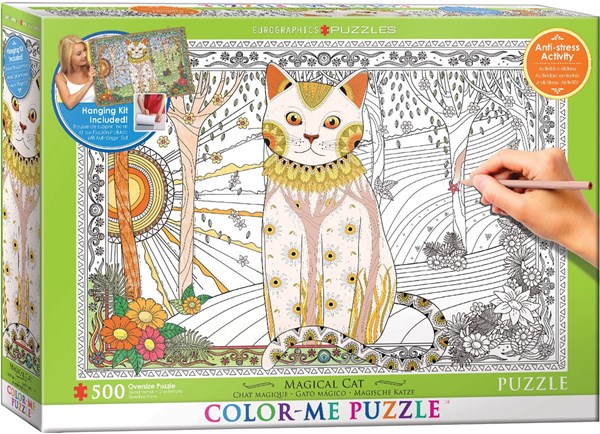 Eurographics (6055-0888) - "Magische Katze" - 500 Teile Puzzle