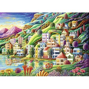 Ravensburger (19402) - Andy Russell: "Dream City" - 1000 Teile Puzzle