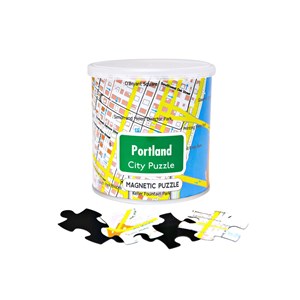 Geo Toys (GEO 247) - "City Magnetic Puzzle Portland" - 100 Teile Puzzle