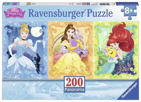 Ravensburger (12825) - "Beautiful Disney Princesses" - 200 Teile Puzzle