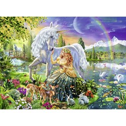 Ravensburger (12642) - Adrian Chesterman: "Gathering at Twilight" - 200 Teile Puzzle