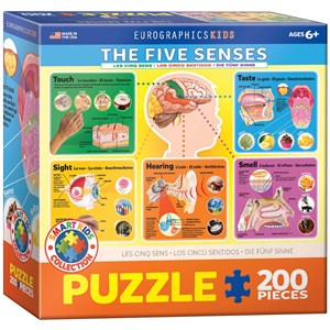 Eurographics (6200-0305) - "Die fünf Sinne" - 200 Teile Puzzle