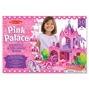 Melissa and Doug (9462) - "Pink Palace" - 100 Teile Puzzle