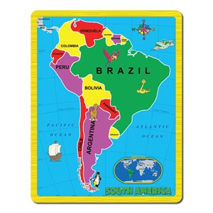 A Broader View (652) - "South America (The Continent Puzzle)" - 35 Teile Puzzle