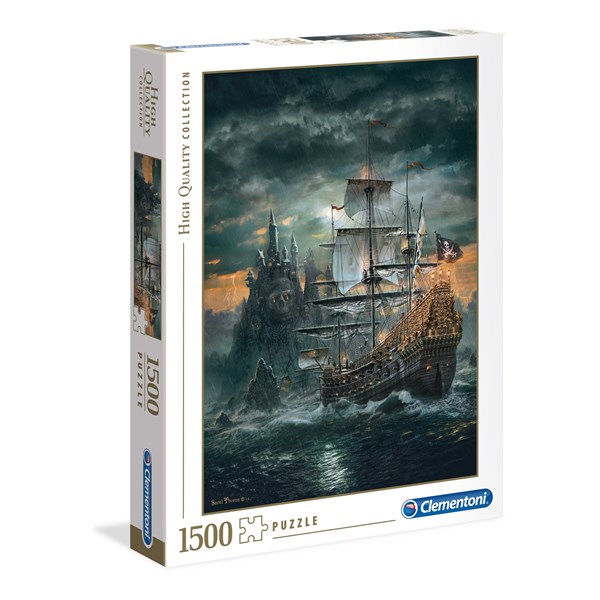 Clementoni (31682) - "Das Piratenschiff" - 1500 Teile Puzzle