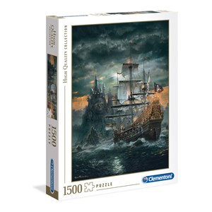 Clementoni (31682) - "Das Piratenschiff" - 1500 Teile Puzzle