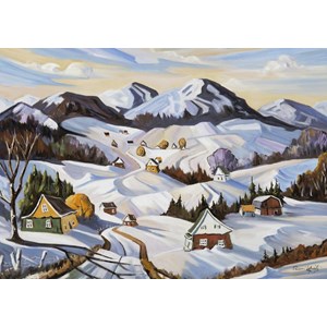 Ravensburger (19537) - "Winter in Charlevoix" - 1000 Teile Puzzle