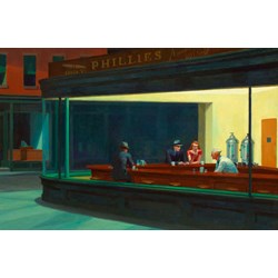 Piatnik (538445) - Edward Hopper: "Nighthawks, 1942" - 1000 Teile Puzzle