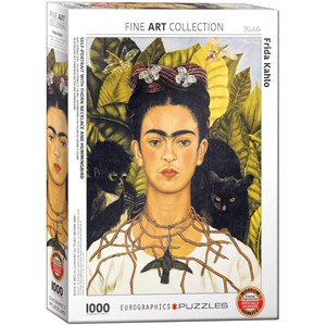 Eurographics (6000-0802) - Frida Kahlo: "Frida Kahlo" - 1000 Teile Puzzle