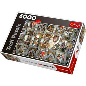 Trefl (65000) - Michelangelo: "Sixtinische Kapelle" - 6000 Teile Puzzle