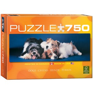 Eurographics (6005-4491) - "Hunde" - 750 Teile Puzzle